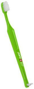 Дитяча зубна щітка paro&reg; children toothbrush S27 м'яка, з монопучковою насадкою в поліетиленовій упаковці, салатова 7.9746/4 фото