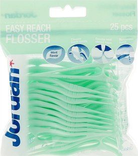 Зубная нить-зубочистка Jordan Easy Reach Flosser, 25 шт. 56859000 фото