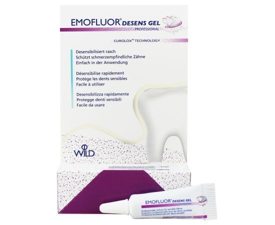 Професійний гель для чутливих зубів з технологією CUROLOX Dr. Wild EMOFLUOR Desens Gel Professional, 3 мл 11.1347 фото