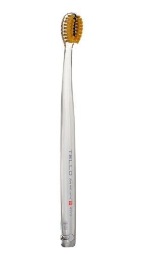 Ортодонтическая зубная щетка Tello 4920 Ortho Ultra Soft, d 0.10 мм, желтая TO4920US-Y фото