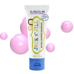 Натуральная зубная паста для детей Jack N' Jill Bubblegum, без фтора, 50 г 9312657108031 фото