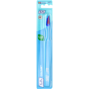 Зубная щетка TePe Colour&trade; Regular Soft, голубая, в блистере 304-0462 фото