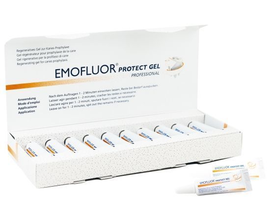 Профессиональный гель для защиты зубов с технологией CUROLOX Dr. Wild EMOFLUOR Protect Gel Professional, 10 х 3 мл 11.1349 фото