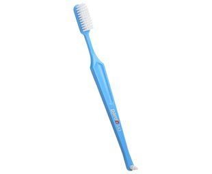 Зубна щітка м&rsquo;яка paro&reg; toothbrush S43 з монопучковою насадкою, блакитна 7.709/2 фото