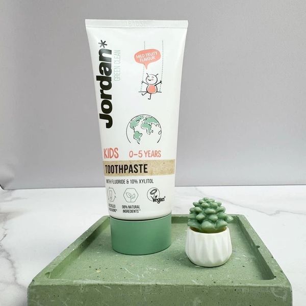 Зубна паста дитяча Jordan Green Clean (від 0 до 5 років) 50 мл 57000097 фото