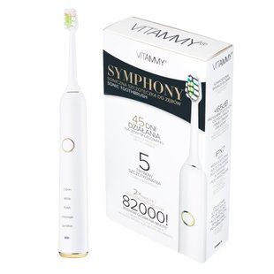 Электрическая зубная щетка Vitammy Symphony White Gold, белая Symphony White Gold фото