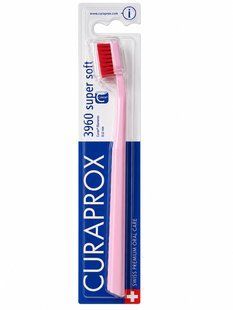 Зубная щетка Curaprox CS 3960 "Super Soft", d 0,12 мм. Розовый с красным (PR) CS 3960 PR фото