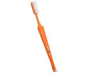 Зубна щітка м&rsquo;яка paro&reg; toothbrush S43 з монопучковою насадкою, помаранчева 7.709/6 фото