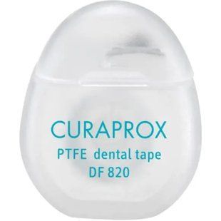 Нить-мини Curaprox DF 820 межзубная тефлоновая с хлоргексидином, 5 м DF 820 mini фото