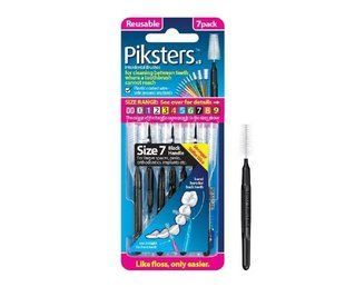 Йоржик міжзубний Piksters чорний (№ 7) розмір &ndash; 0.75 мм (7шт) [335-0070] PK77/40 фото