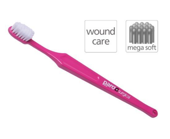 Хирургическая зубная щетка paro&reg; surgical, мега мягкая 7.743 фото