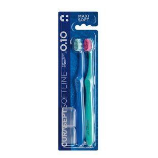 Набор зубных щеток Curasept SOFT TOOTHBRUSH, MAXI SOFT 0,10 - BIPACK [331-0261] CS-07219 фото