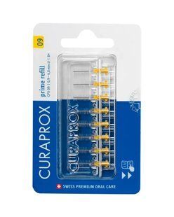 Набор сменных насадок Curaprox Prime Refill, 0,9 мм - упаковка 8 ершиков без держателя CPS09-8 фото