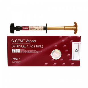 Цемент для безметаллических конструкций GC, G-CEM VENEER, шприц Opaque, 1,7 г (1,0 мл) 40440 фото