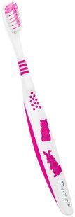 Дитяча зубна щітка paro&reg; children toothbrush JUNIOR, рожева 7.742/6 фото