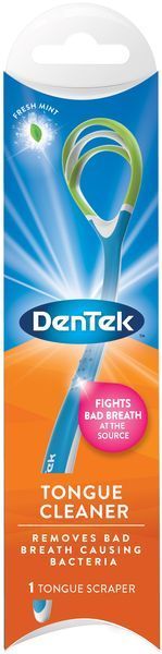 Очиститель языка DenTek Comfort Clean Tongue Cleaner, голубой 2.0021/1 фото