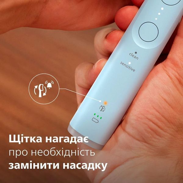 Электрическая зубная щетка Philips Sonicare HX7406/02 (серия 6100), Голубой HX7406/02 фото