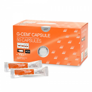 Цемент двойного отверждения GC, G-CEM Capsule, АО3, 50 капсул 8160 фото