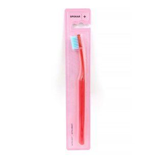 Зубна щітка Spokar 3428 Ultra Soft, діаметр щетини 0,10мм., червона 3426773094/P_US_R фото