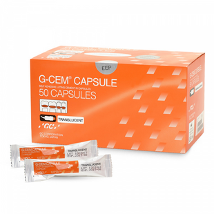 Цемент двойного отверждения GC, G-CEM Capsule, T, 50 капсул (полупрозрачный) 8162 фото