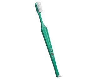 Зубна щітка м&rsquo;яка paro&reg; toothbrush S27L з монопучковою насадкою, зелена 7.739/3 фото