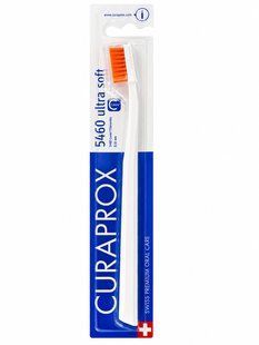 Зубна щітка Curaprox CS 5460 "Ultra Soft", d 0,10 мм. Білий з помаранчевим (WO) CS 5460 WO фото