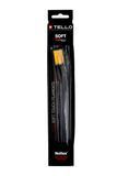 Зубная щетка Tello 4920 Soft Black, d 0.12mm, желтый T4920SB-Y фото