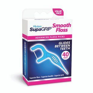 Зубочистка &ndash; флос Piksters SupaGRIP Smooth, 40 шт [335-0209] SUGS40 фото