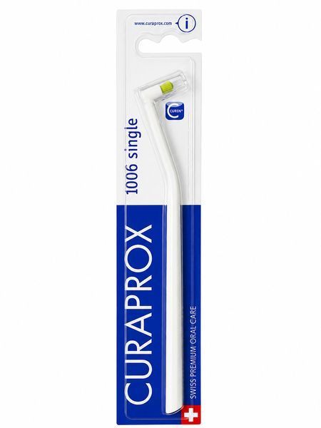 Монопучковая щетка Curaprox "Single 1006", 6 мм, белый (W) CS 1006 (W) фото