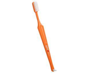 Зубна щітка середньої жорсткості paro&reg; toothbrush M27L з монопучковою насадкою, помаранчева 7.738/5 фото