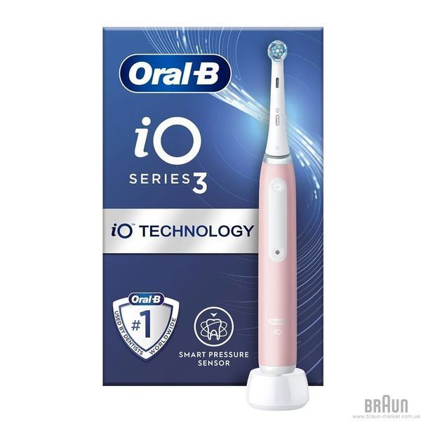 Электрощетка BRAUN Oral-B iO Series 3 iOG3.1A6.0 Blush Pink 8006540731222 фото