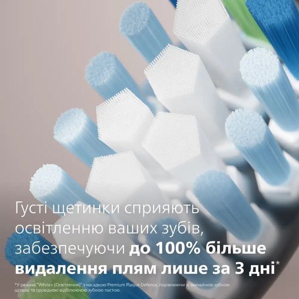 Змінні насадки для електричної зубної щітки Philips Sonicare HX9044/88 C3 Premium Plaque Defense Black - 2 шт. HX9044/88 фото