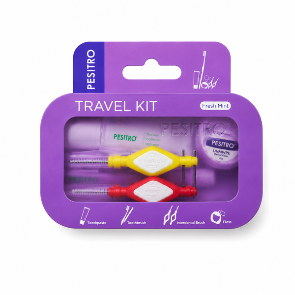 Дорожній набір Pesitro Dental Travel Kit - фіолетовий TK-Purple фото
