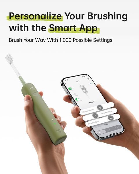 Електрична зубна щітка Laifen Wave SE Green (зелена) 1TB31-Q-EU-GR-001 фото
