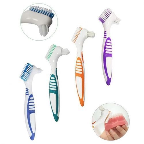 Щетка для зубных протезов paro&reg; DENTURE BRUSH, синяя 7.920/2 фото