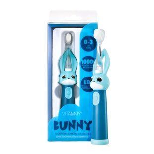 Электрическая зубная щетка Vitammy Bunny Blue (от 0-3 лет), синяя Bunny Blue фото