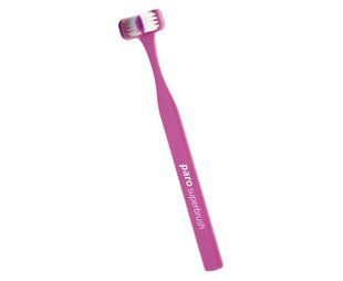 Тристороння зубна щітка paro&reg; superbrush, рожева (7.724/5) 7.724/5 фото