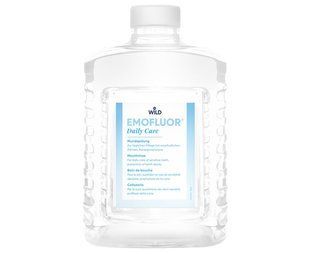 Ополіскувач для порожнини рота Dr. Wild EMOFLUOR Daily Care з мінеральними солями та фторидом, підходить для диспенсорів, 1500 мл 10.3488 фото