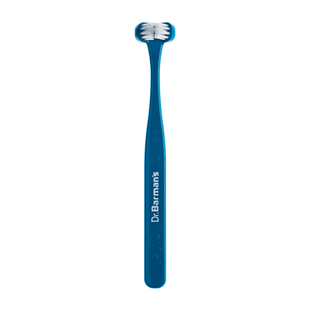 Трехсторонняя зубная щетка Dr. Barman`s Superbrush, детская, синяя 8.121/1 фото