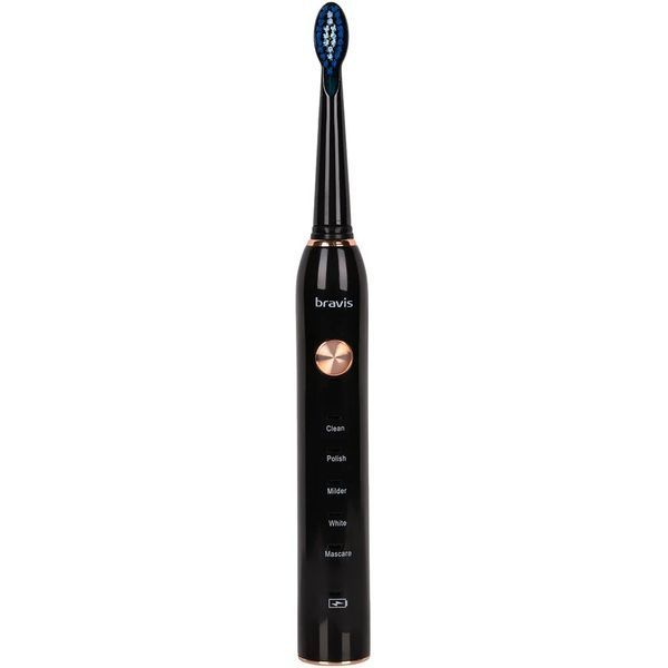 Электрическая зубная щетка с футляром Bravis Travel Black 5 в 1 (XM-801Black) 6591531 фото