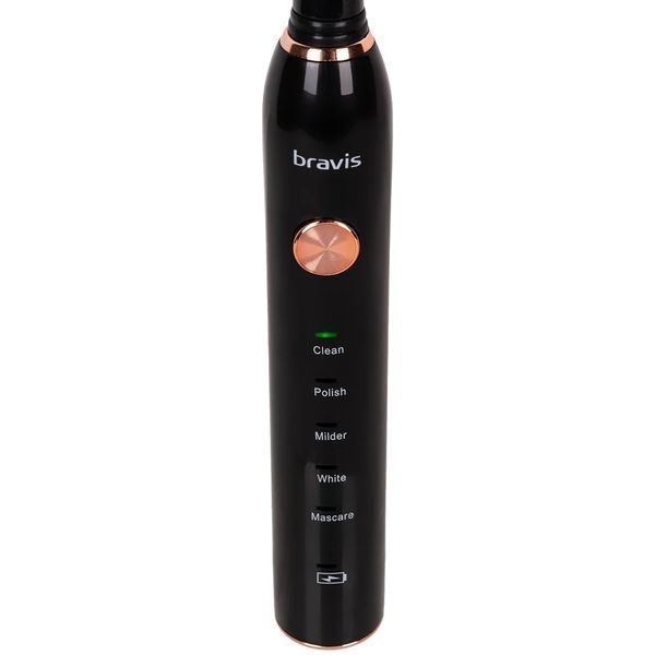 Электрическая зубная щетка с футляром Bravis Travel Black 5 в 1 (XM-801Black) 6591531 фото