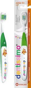 Зубная щетка Dentissimo Junior 6+ Мягкая щетина, зеленая 7640162322508 G фото