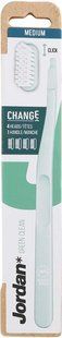 Зубная щетка Jordan Change Green Medium 4-head мятного цвета 1201048-M фото