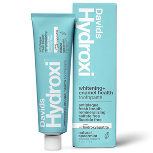 Зубна паста Davids Hydroxi Whitening+Enamel Health з наногідроксиапатитом, зі смаком свіжої м'яти, 113 грам TP-ENHE-SPEAR400 фото