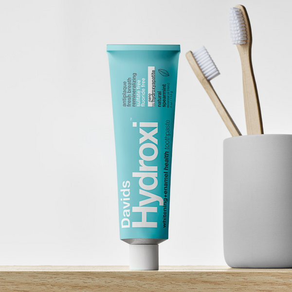 Зубна паста Davids Hydroxi Whitening+Enamel Health з наногідроксиапатитом, зі смаком свіжої м'яти, 113 грам TP-ENHE-SPEAR400 фото