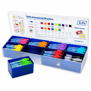 Бокс для межзубных щёток серии TePe Original и TePe Extra Soft &mdash; 8 сменных лотков 304-0033 фото