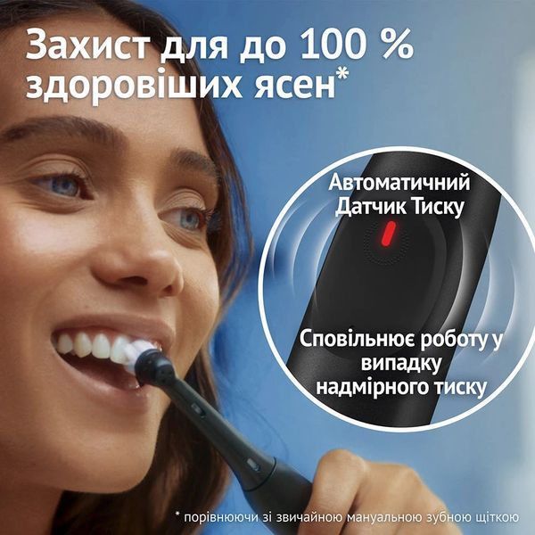 Электрическая зубная щетка BRAUN Oral-B iO Series 2 iOS2.1D9.2K, модель 3770, цвет Night Black + чехол (80816318) 80816318 фото