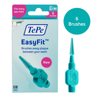 Щітка міжзубна конусна TePe EASYFIT S/M м'ятна, 6 шт в блістері 304-0508 фото