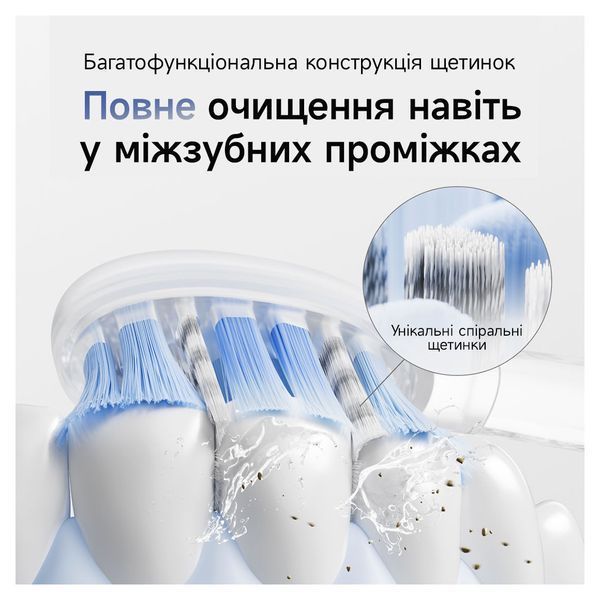 Насадки для зубной щетки Laifen Wave расширенная очистка MaxS (3 шт.) LFTB02-PrMxs фото