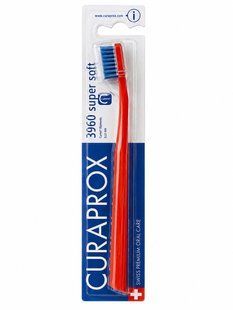 Зубная щетка Curaprox CS 3960 "Super Soft", d 0,12 мм. Красный с синим (RB) CS 3960 RB фото